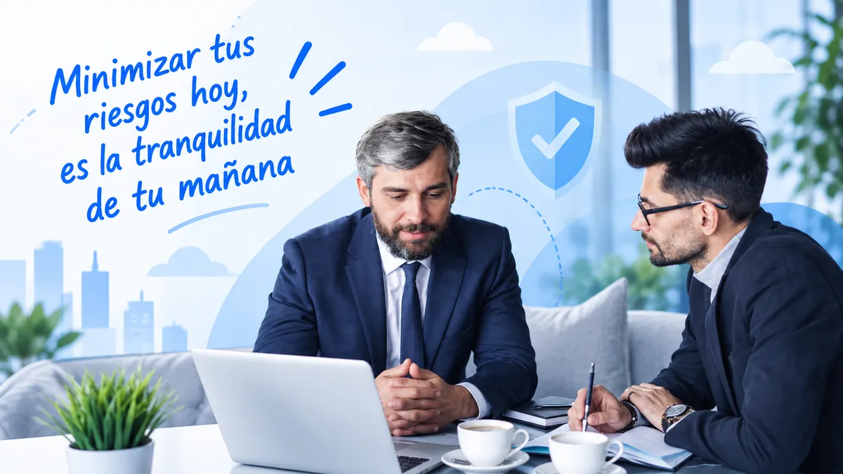 Minimizar tus riesgos hoy es la tranquilidad de tu mañana